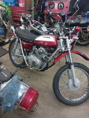 Honda sl175 restoration