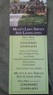 Munz's Landscaping & Construction