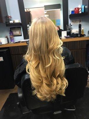 Blonde balayage