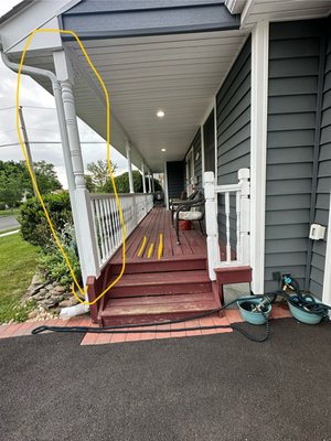 Before Porch Repairs