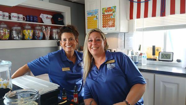 Nicky and Nessa -our Bartenders