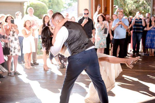 First dance at a wedding.