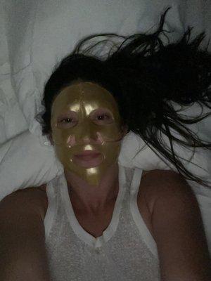 Gold mask