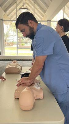 CPR training