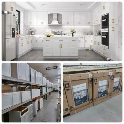 phoenix in stock Kitchen cabinets white shaker