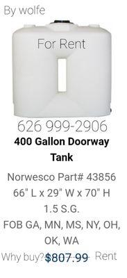 400 Gallon