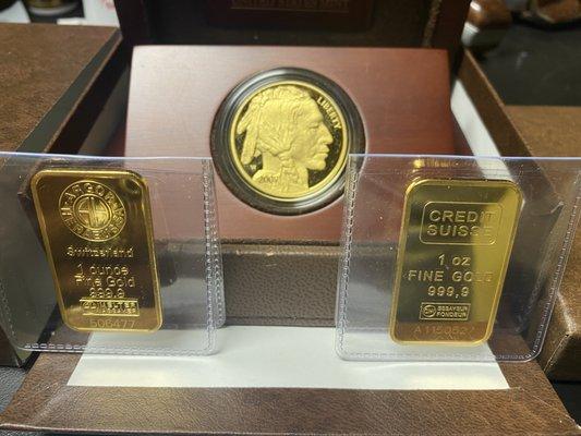 Proof and bullion gold