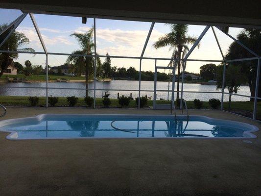 Cape Coral Waterfront Pool Home SOLD