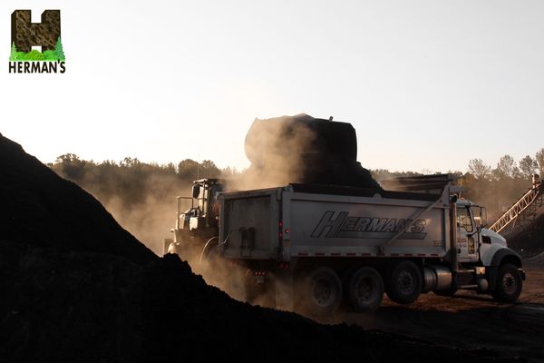 Loading a Truck With Topsoil