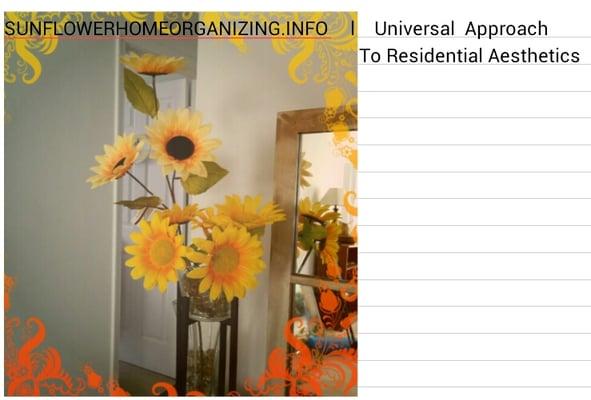 Sunflower Home Organizing