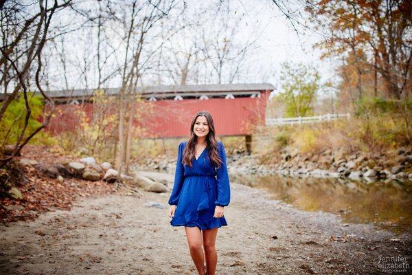 Everett Road Covered Bridge, Image by Jennifer Elizabeth Photography