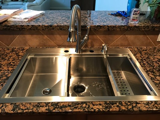 Sink install