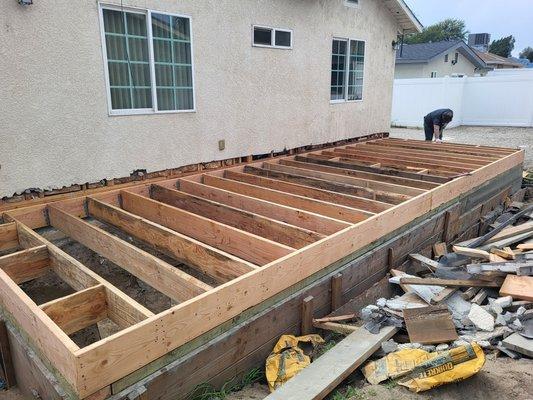 Foundation for addition