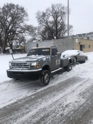 Stuck in the snow and needed a tow