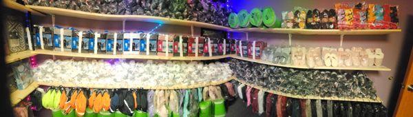 White Socks, Black Socks, Pillows, Slippers, design socks, Winter Hats , Thermal overalls(all sizes & colors)