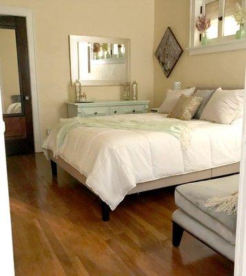 Bedroom staging