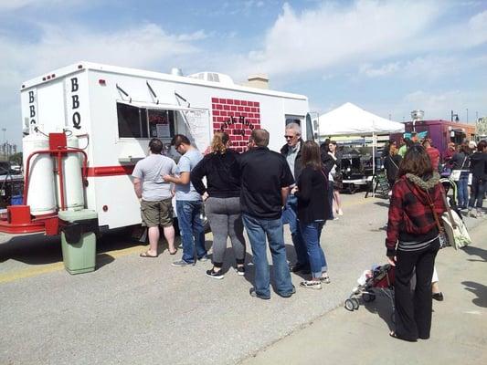 Food Truck Rally 2015 at Waterwalk in Wichita