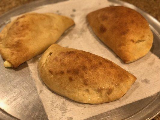 Fresh cheese calzones