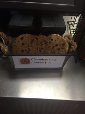 Chocolate chip cookie for .99 cents