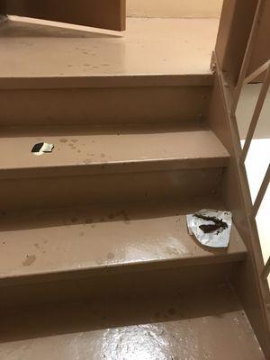 Dirty stairwell