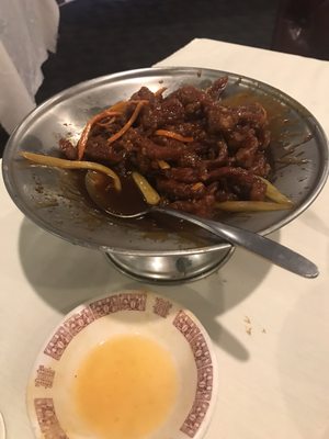 Delicious crispy beef.