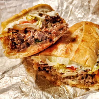 The famous steak sub hoagie-A MUST TRY!