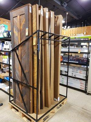 Signature Hardware Reclaimed Wood Barn Doors (40", 36", 32" 28" and 24"). Made in America