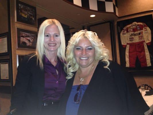 Our Bail bondsman Amanda with Beth Chapman