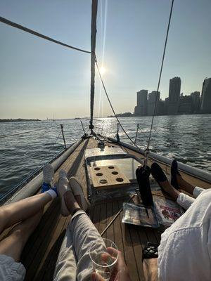 sailing from one 15 brooklyn with north river sailing