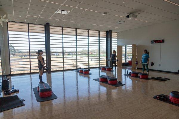 We offer a wide range of group fitness classes.