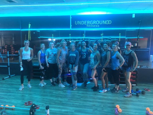 Inside the Undergroundd Fitness studio