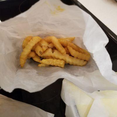 Ordered seasoned fries. Not seasoned