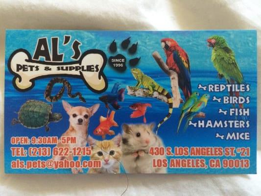 Front side of their business card.