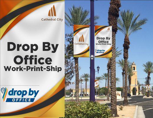 Find our four banners along  Highway 111 in Cathedral city and get a 10% discount.