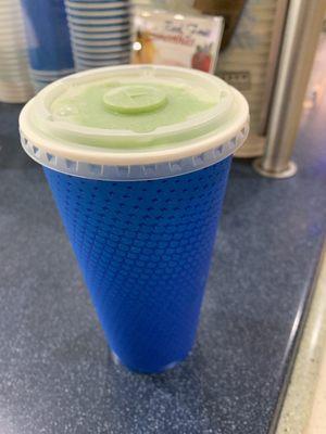 Mango green smoothie for over $7