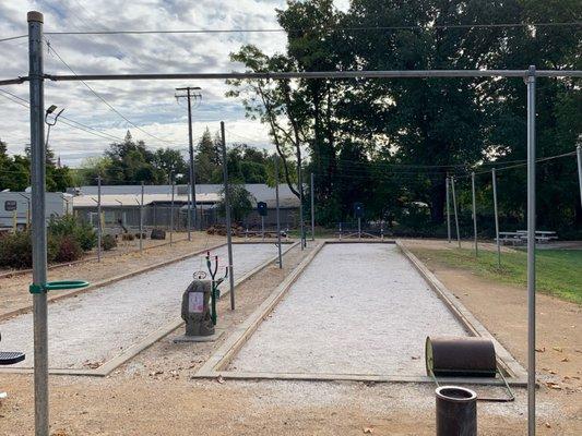 Bocce ball courts