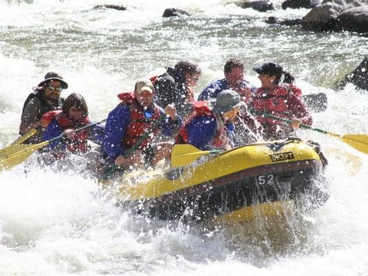 Ridin the rapids with new best friends