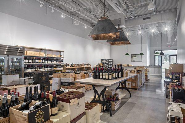 Three60 Wine store interior