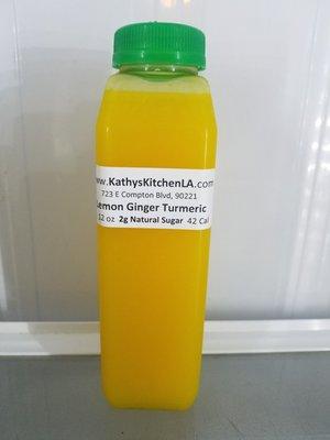 Lemon Ginger Turmeric - Only 2g natural sugar