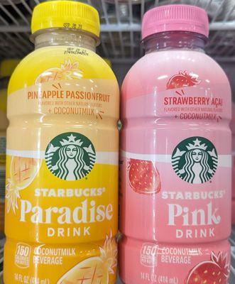 Starbucks Paradise and Pink Drink