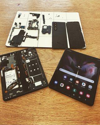 Galaxy fold housing swap.