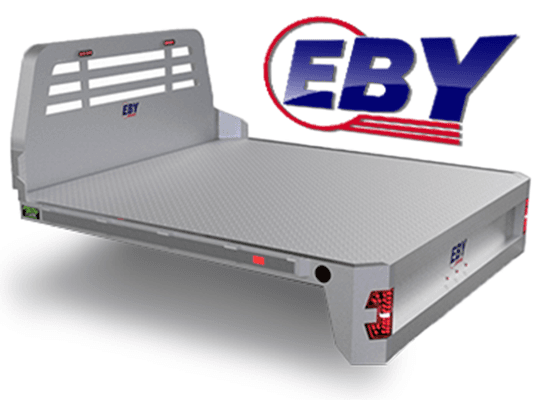 We sell and install EBY truck bodies, truck beds