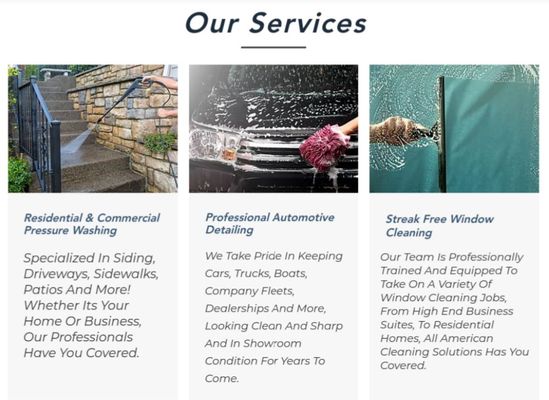 Feel Free To Check Out Some Of The Services We Offer.