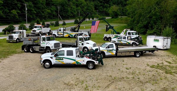 We have a fleet of trucks to meet all your towing and roadside assistance needs.