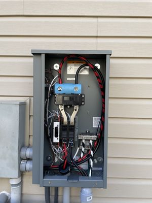 Generator transfer switch