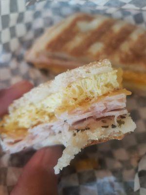 Turkey breakfast panini