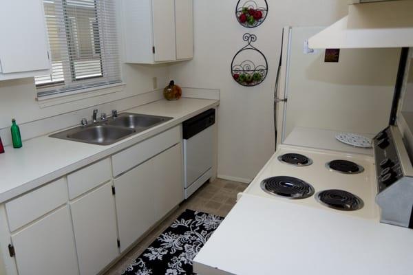 Taylor Heights kitchens include D/W, Range, Refrigerator and Microwave.