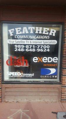 Stop in or call for all of your satellite TV and internet service needs