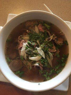 Beef and meatball pho. Very disappointing. 4/10