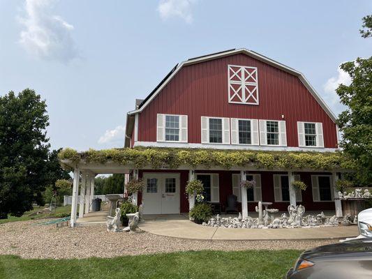 Entrance to the owl barn.